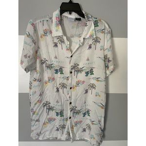 Lilo & Stitch Tropical Woven Button Up - BoxLunch Exclusive